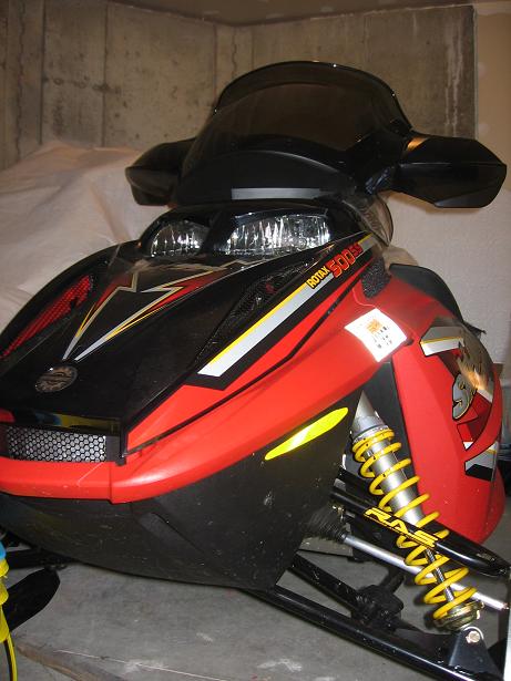 Undated Bow Pioneers Snowmobile Club photo of a snowmobile