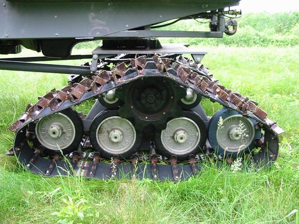 Undated Bow Pioneers Snowmobile Club photo of a "tucker" snow groomer