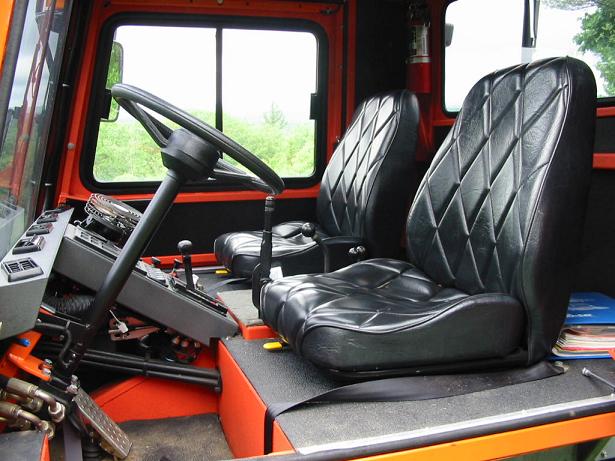 Undated Bow Pioneers Snowmobile Club photo of a "tucker" snow groomer